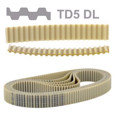 Courroie Dentée 162XL037 Polyuréthane - Pas 5.08mm X Largeur 9.40mm - 81 Dents